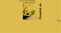 Desktop Screenshot of chinalink.de